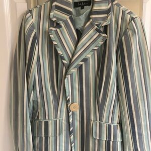 Striped Blue and White Pants